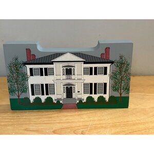 Magnolia Grange Plantation Chesterfield VA Virginia Wood Block by Renditions